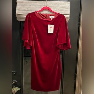 Velvet Red Dress
